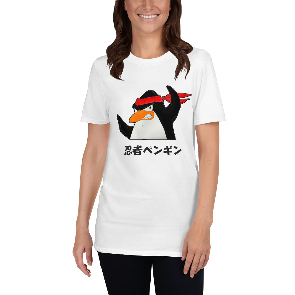 Ninja Penguin Short-Sleeve Unisex T-Shirt