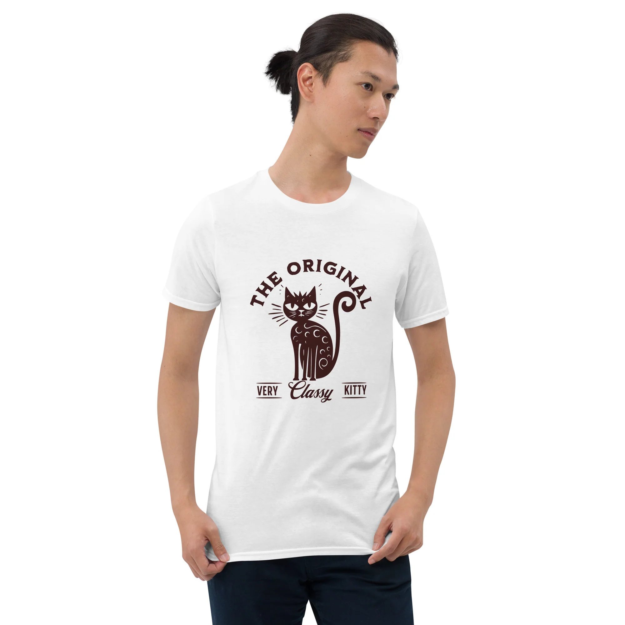 Original Very Classy Kitty Elegant Cat T-Shirt - Image 3