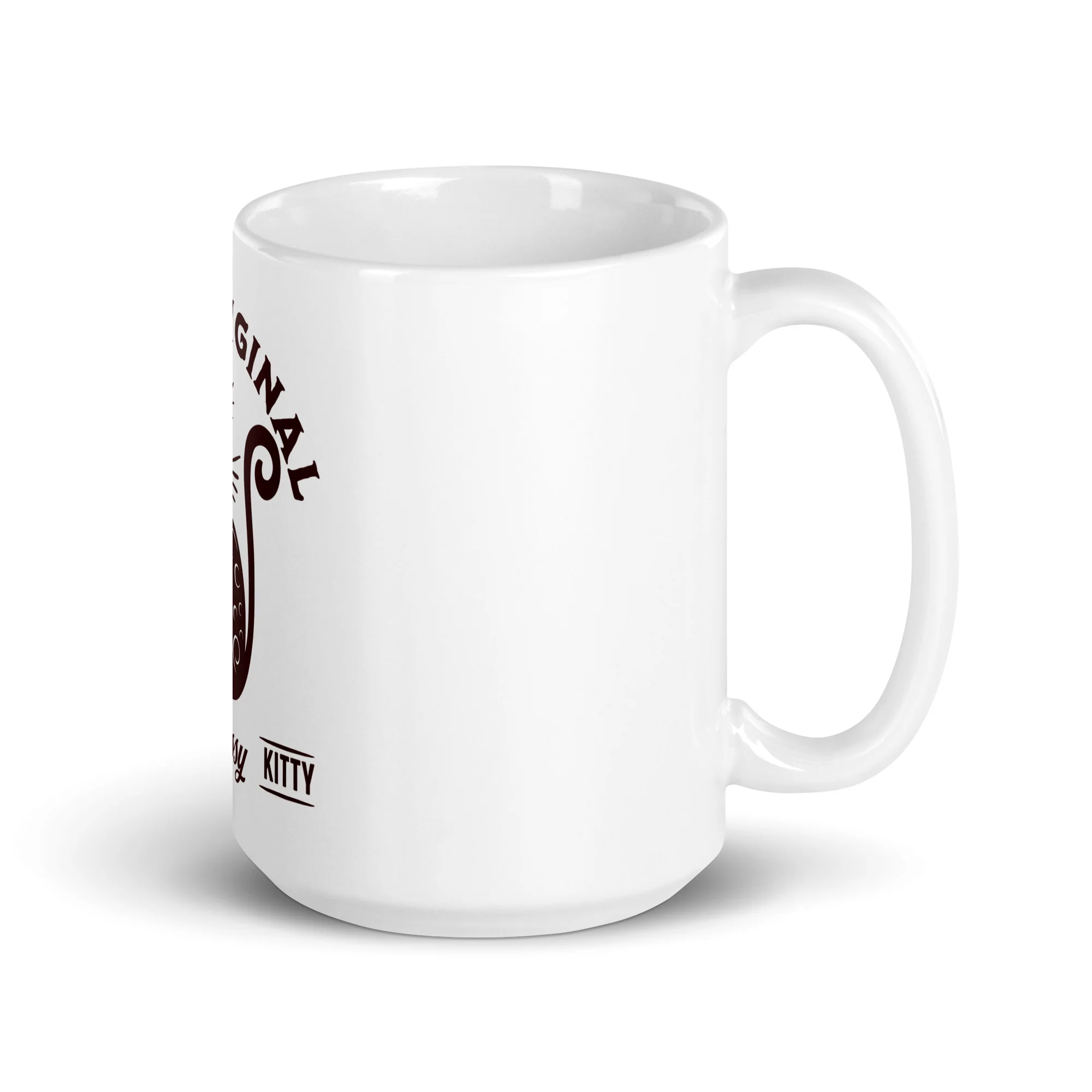 Original Very Classy Kitty Elegant Cat White Mug - Image 4