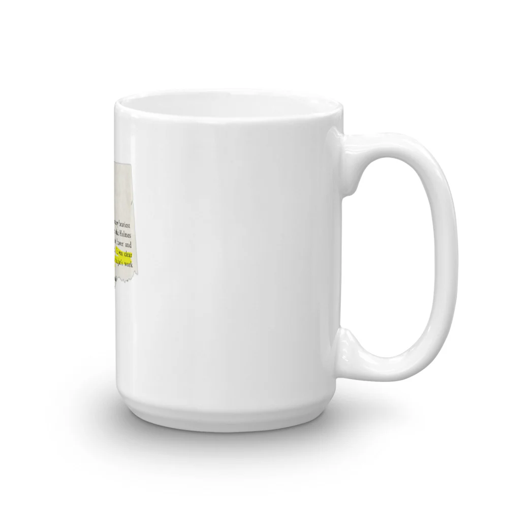 Our Night's Work Might be a Serious One Sherlock Holmes Quote Mug - Image 2