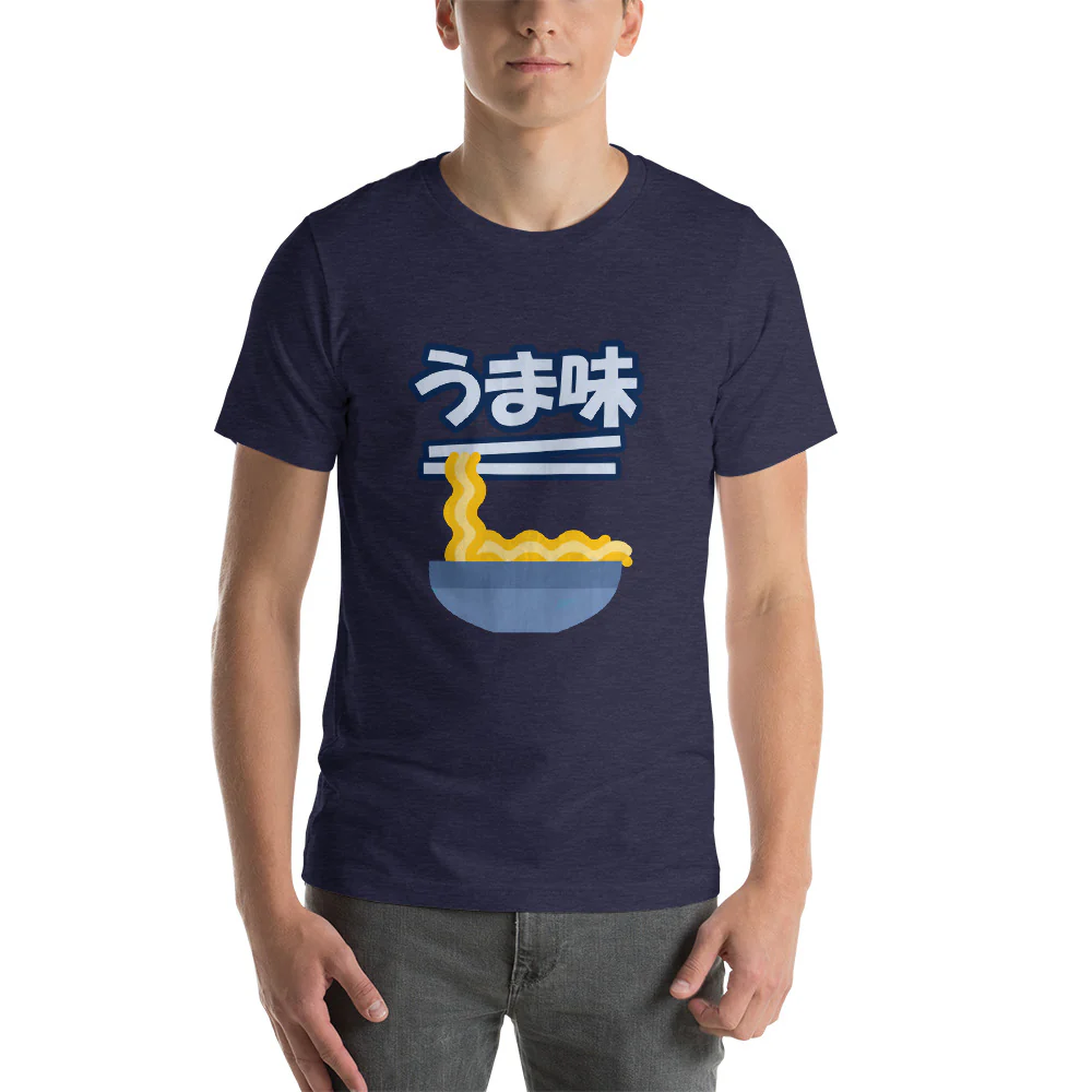 Ramen Noodles Oishii Umami Japanese Soup Short-Sleeve Unisex T-Shirt - Image 6