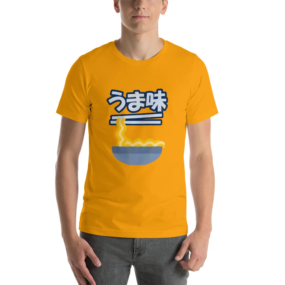 Ramen Noodles Oishii Umami Japanese Soup Short-Sleeve Unisex T-Shirt - Image 8