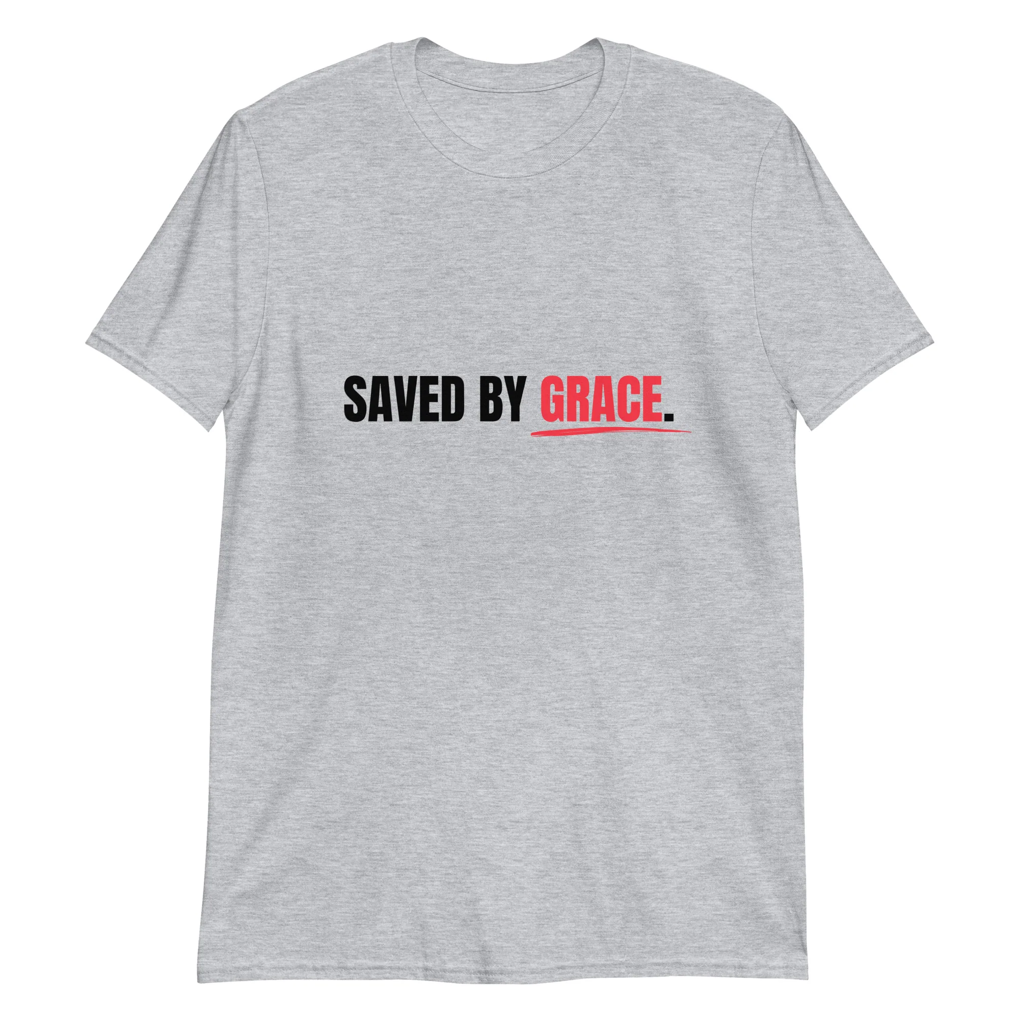 Saved by Grace Christian Faith T-Shirt - Image 4