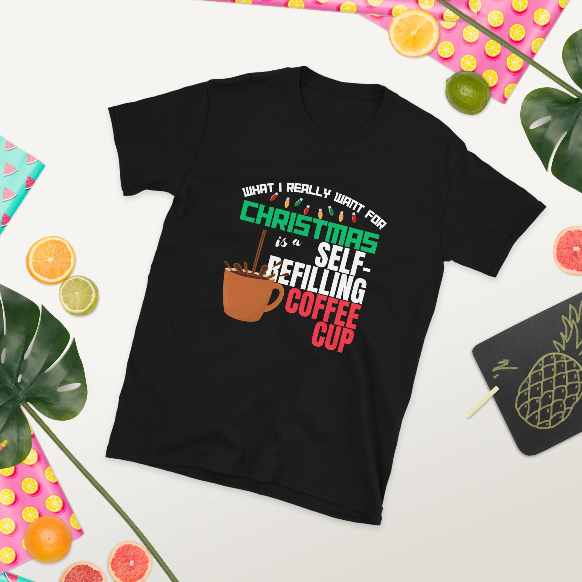 Self-Refilling Coffee Cup T-Shirt - Image 3