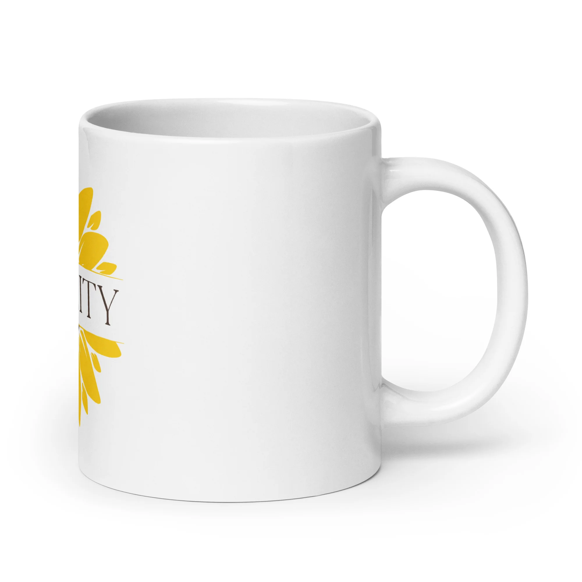 Serenity Sunflower White Mug - Image 7