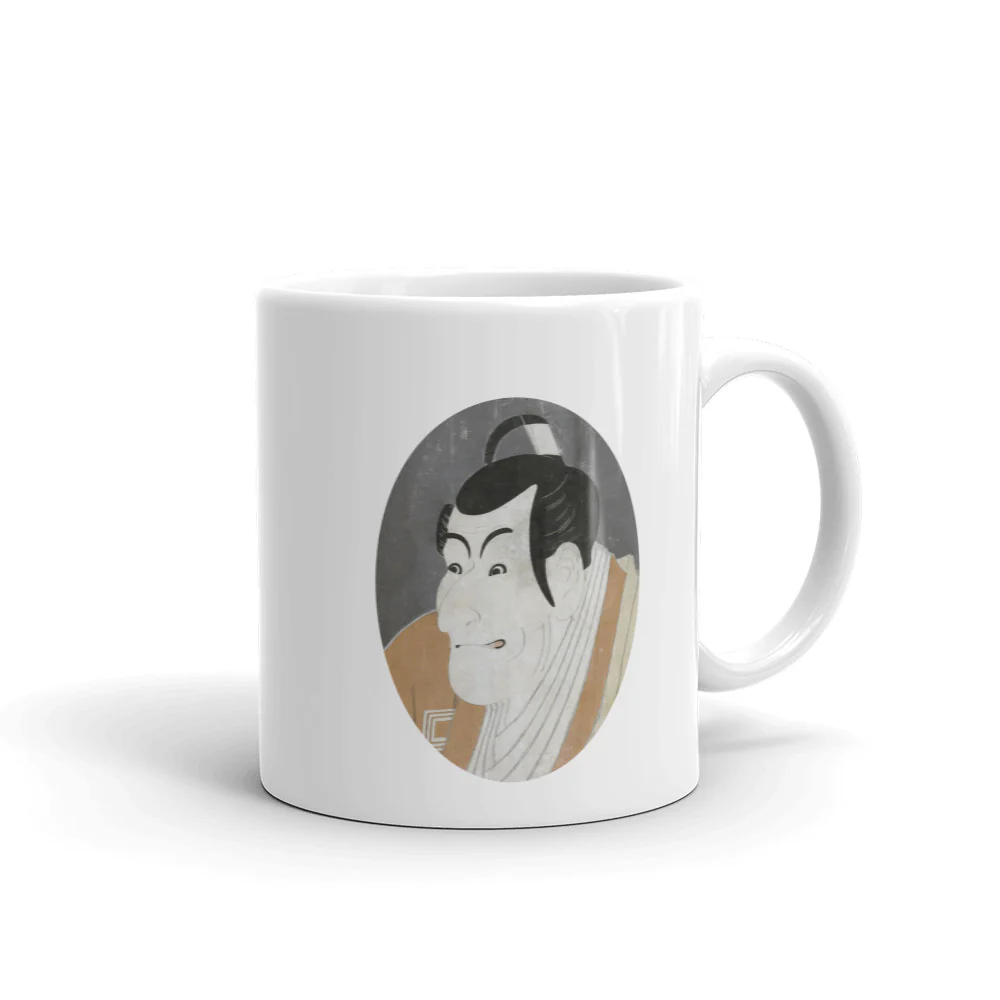 Sharaku Ukiyoe Print of Ichikawa Ebizo IV Mug