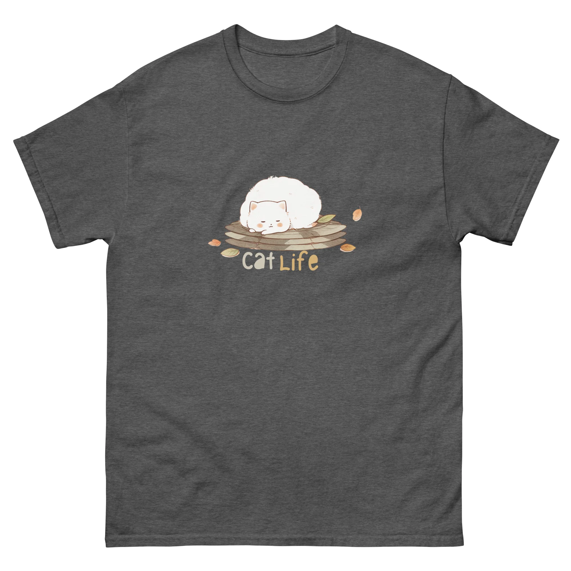 Slumbering Autumn Cat Life Art Design - Image 7