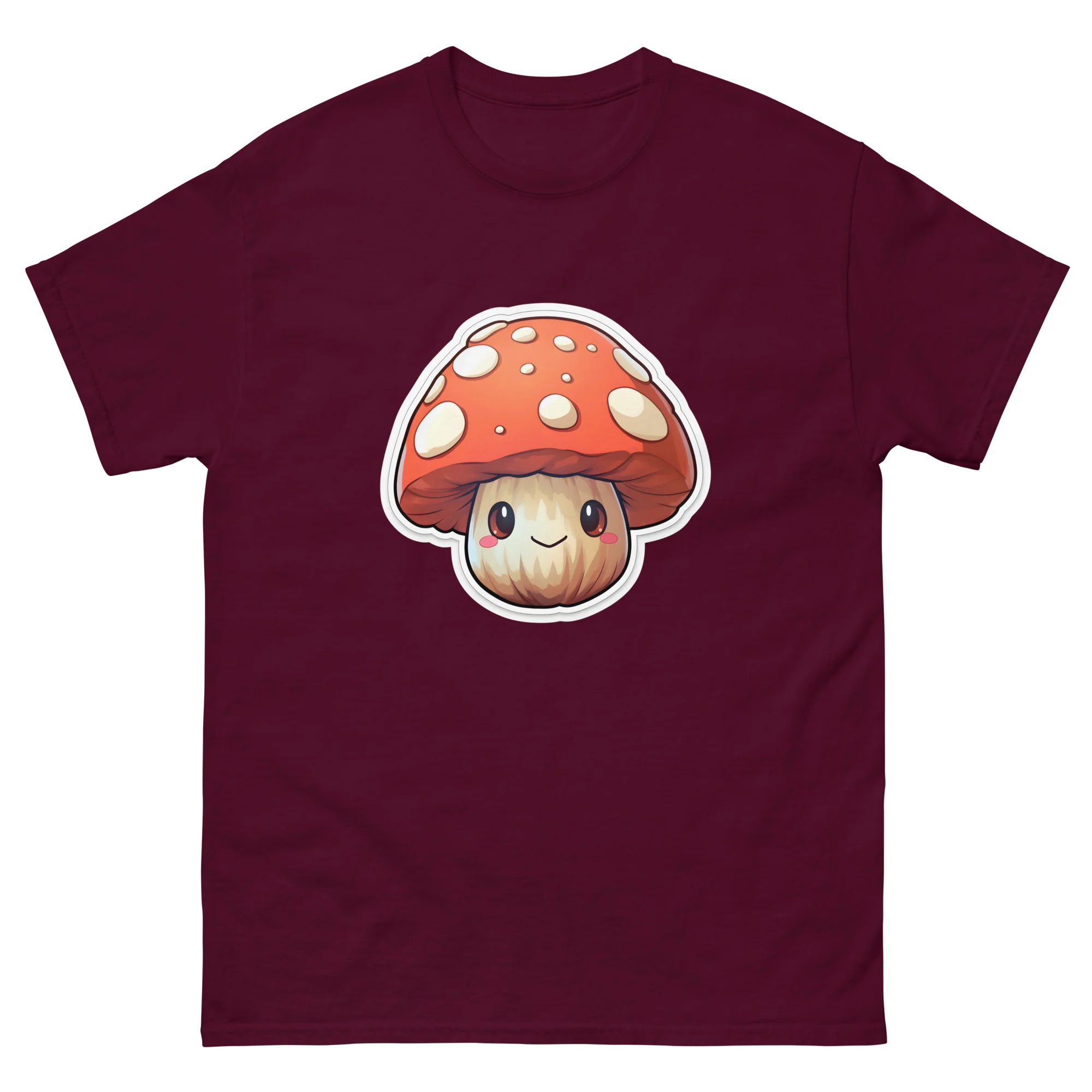 Smiling Anime Mushroom T-Shirt