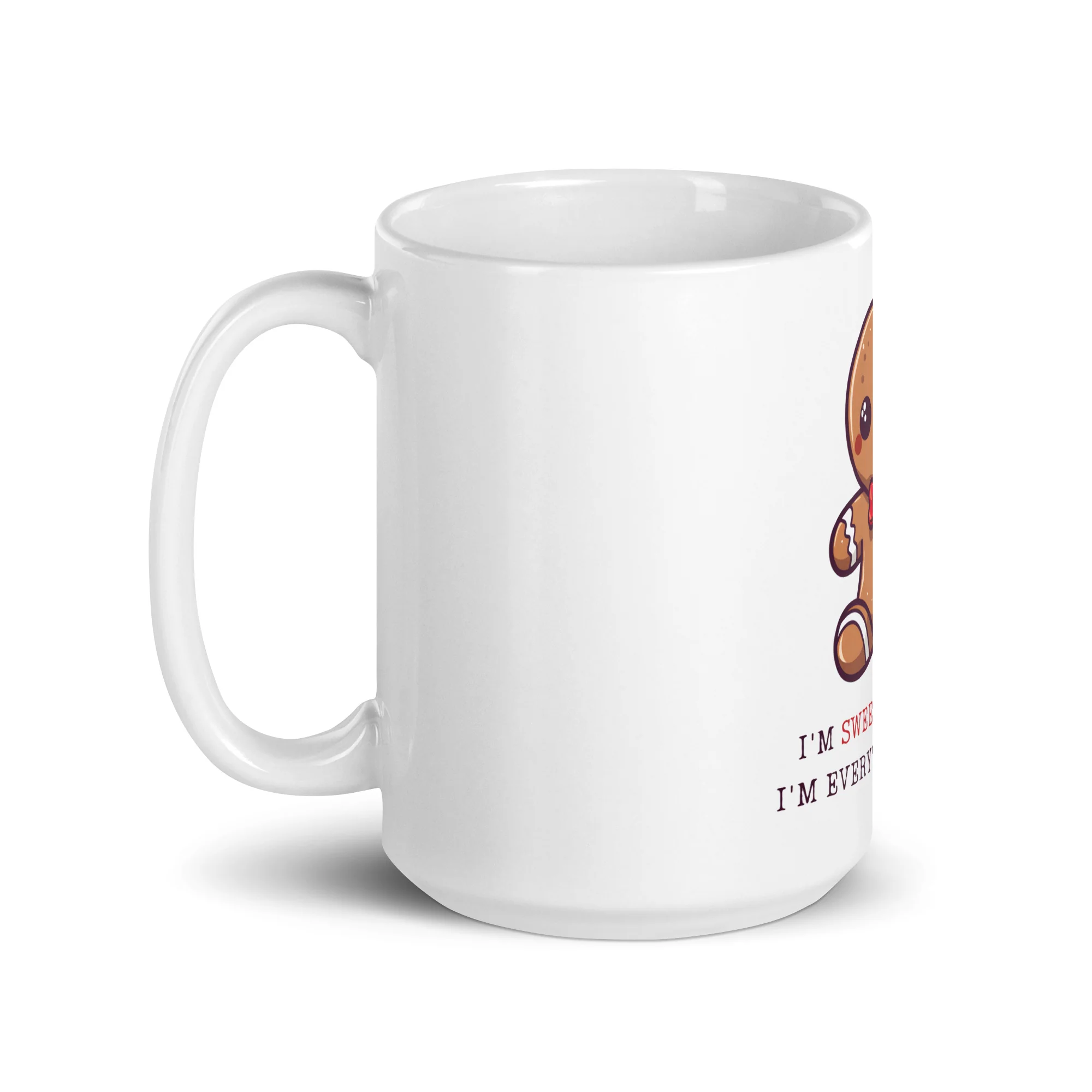 Sweet & Spicy Gingerbread Nice-y White Mug - Image 5
