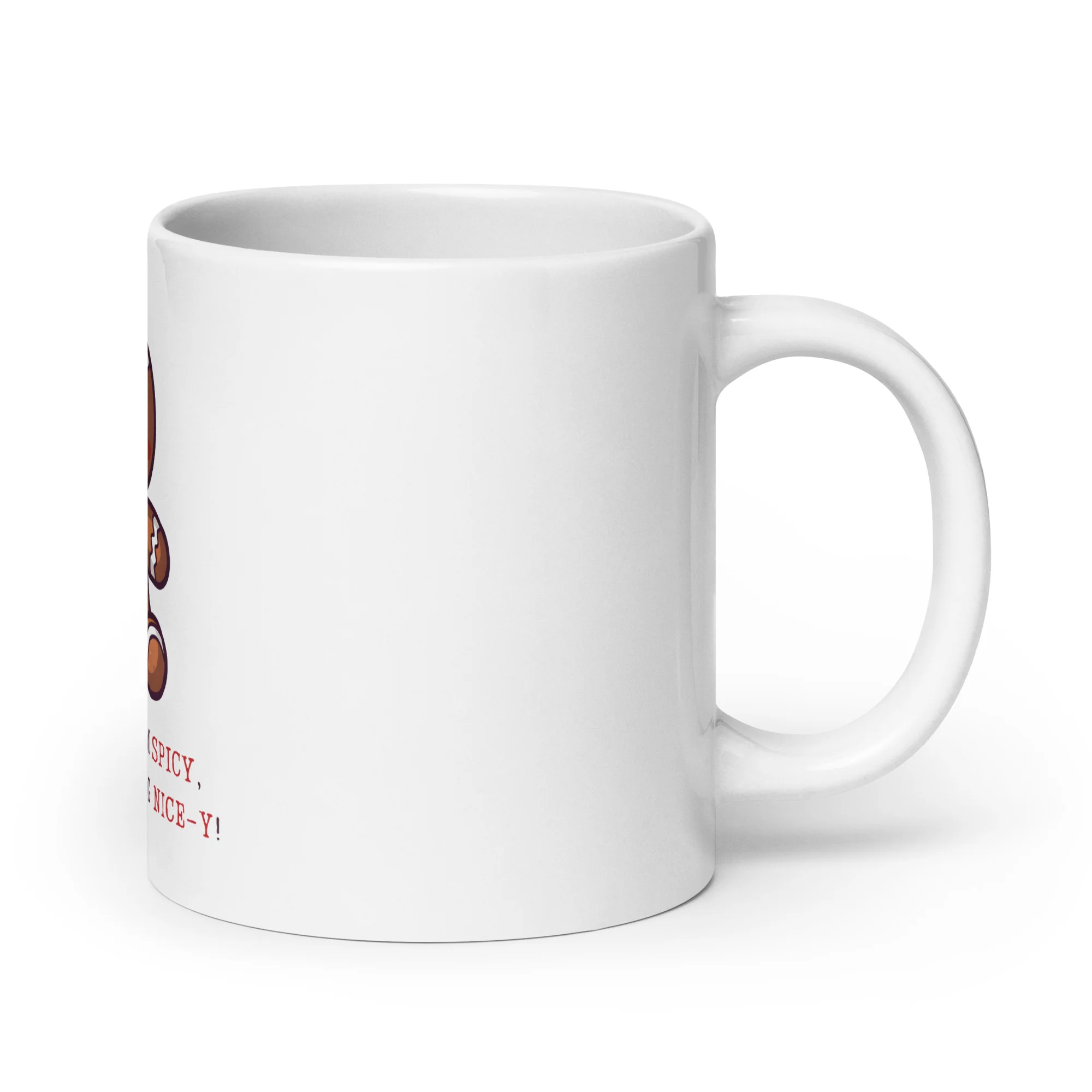 Sweet & Spicy Gingerbread Nice-y White Mug - Image 7