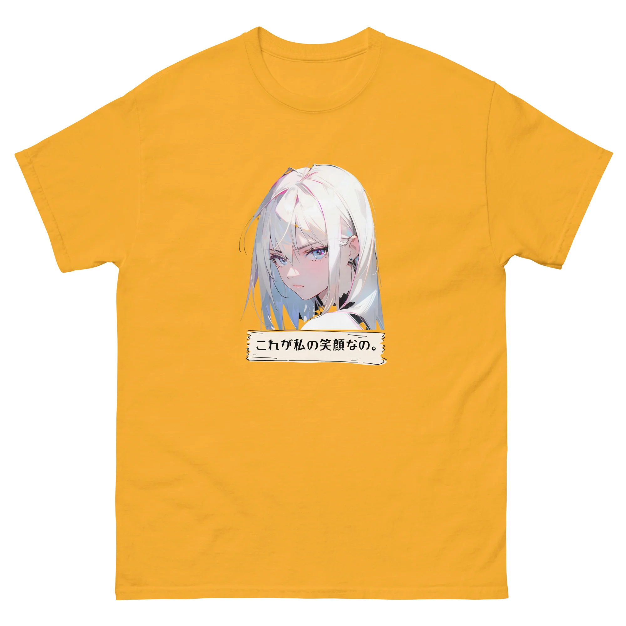 This is my Smiling Face Anime Girl Short-Sleeve Unisex Anime-Styled T-Shirt - Image 11