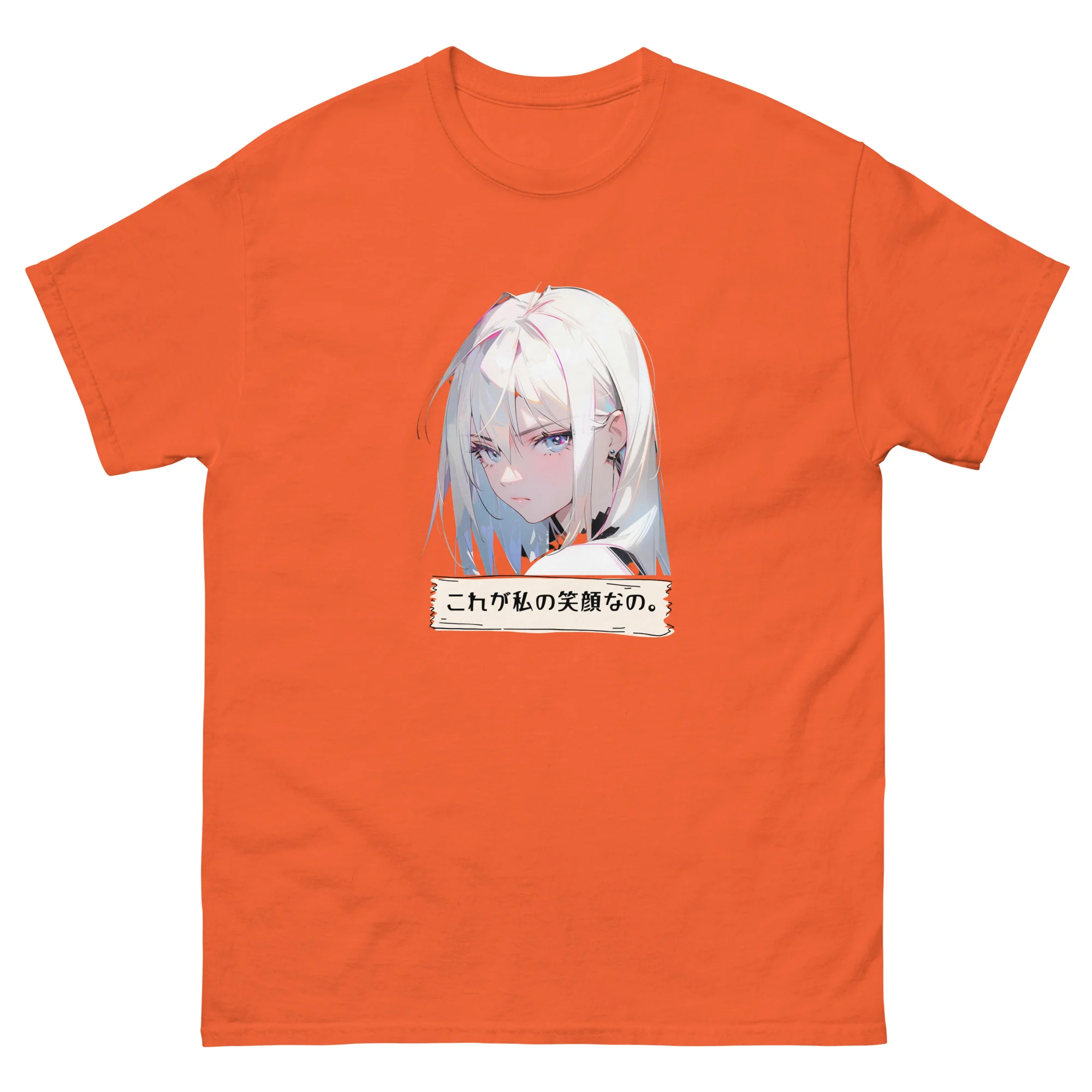 This is my Smiling Face Anime Girl Short-Sleeve Unisex Anime-Styled T-Shirt - Image 8