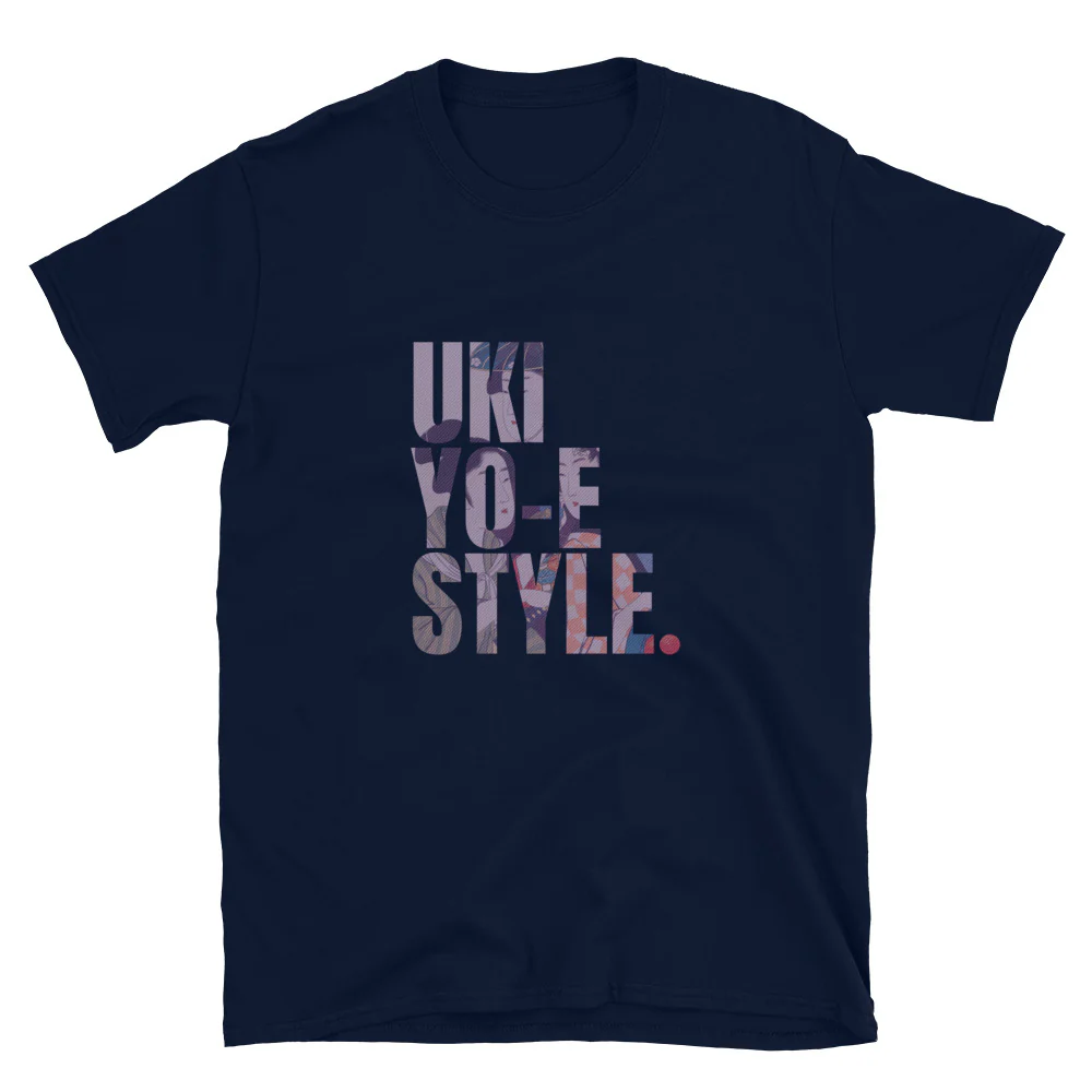 Ukiyo-e Style with Utamaro Kitagawa Three Beauties Short-Sleeve Unisex T-Shirt - Image 2