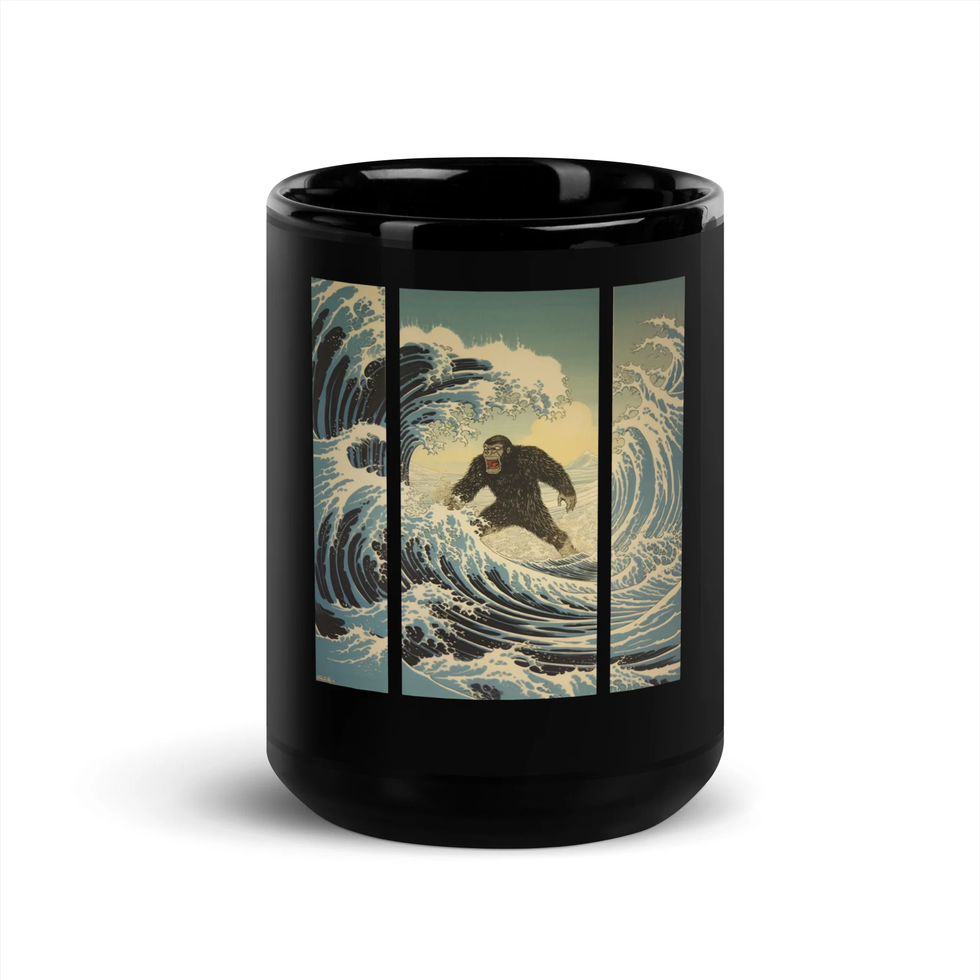 Ukiyoe Meets Gorilla The Hokusai Wave - Image 6