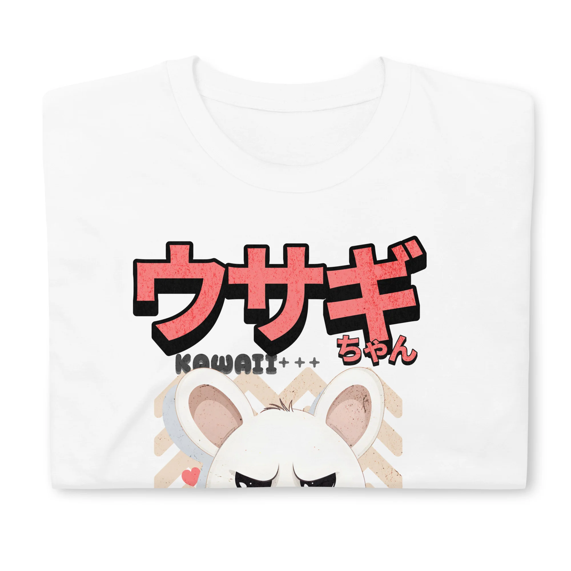 Usagi Chan Kawaii Cute Bunny and Coffee T-Shirt - Image 3