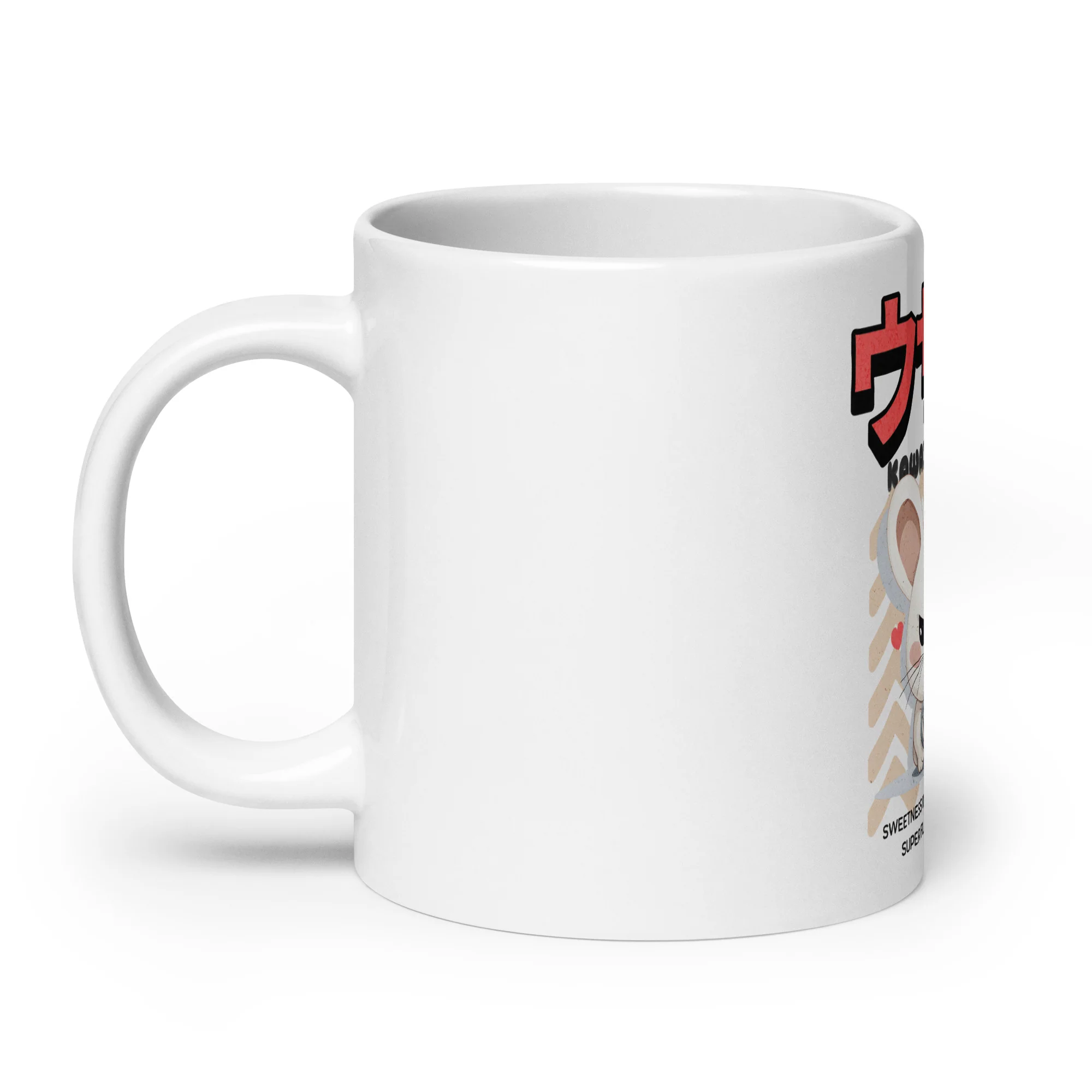 Usagi Chan Kawaii Cute Bunny and Coffee White Mug - Image 5
