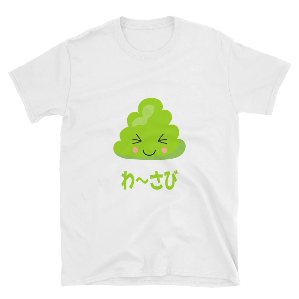 Wasabi Oishii and Kawaii Sushi Short-Sleeve Unisex T-Shirt