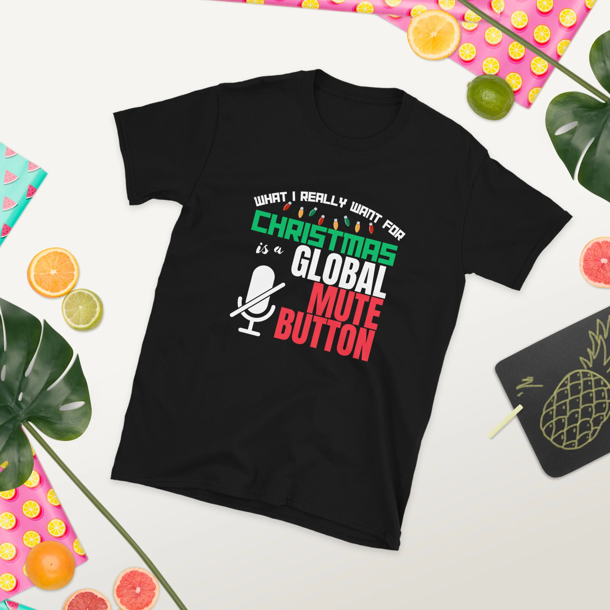 What I Really Want for Christmas Humor T-Shirt - Image 3