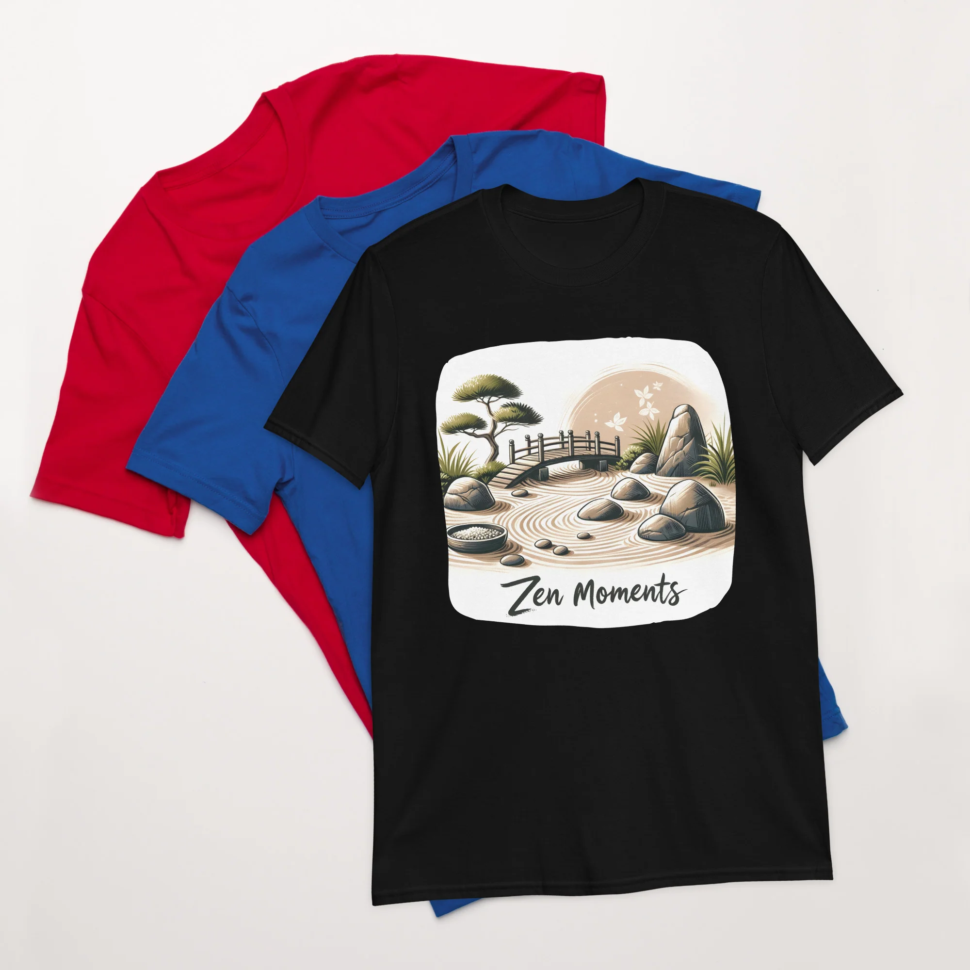 Zen Moments Japanese Aesthetic Momentary T-Shirt - Image 3